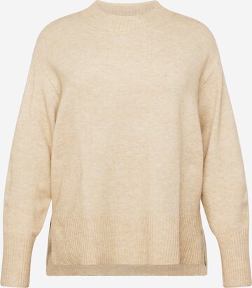 Pull-over 'Lou' Z-One en beige : devant