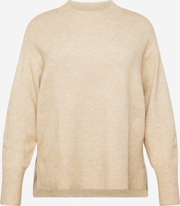 Pull-over 'Lou' Z-One en beige : devant