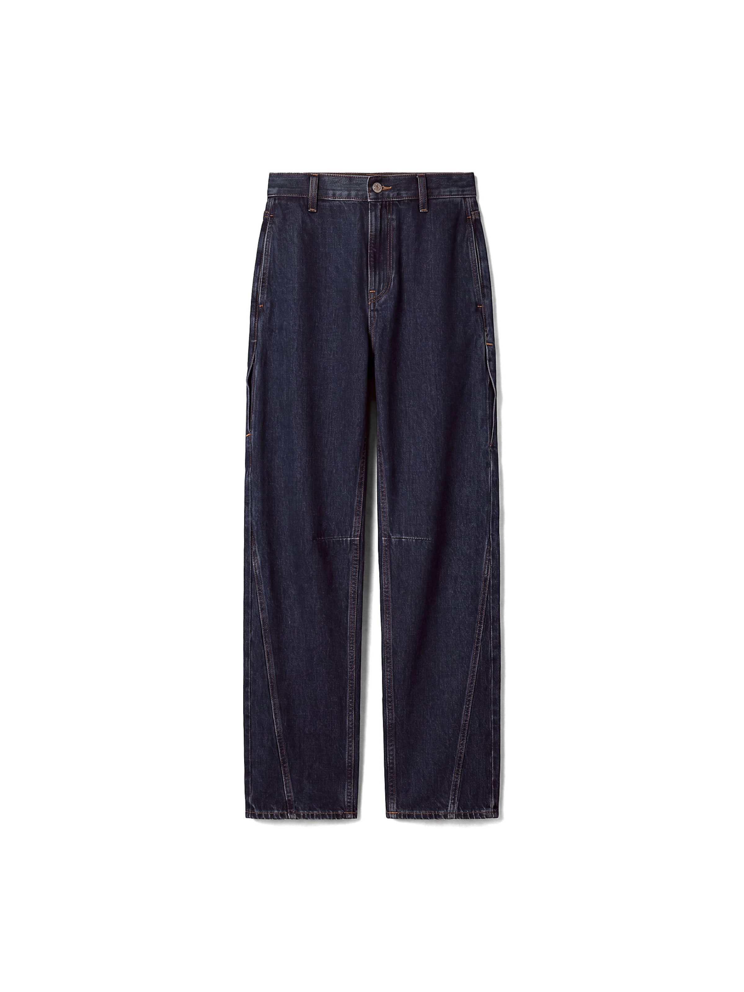Calvin Klein Jeans Loosefit Jeans in Blauw: voorkant