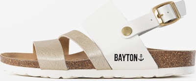 Bayton Riemensandale 'Vitoria' in beige / weiß, Produktansicht
