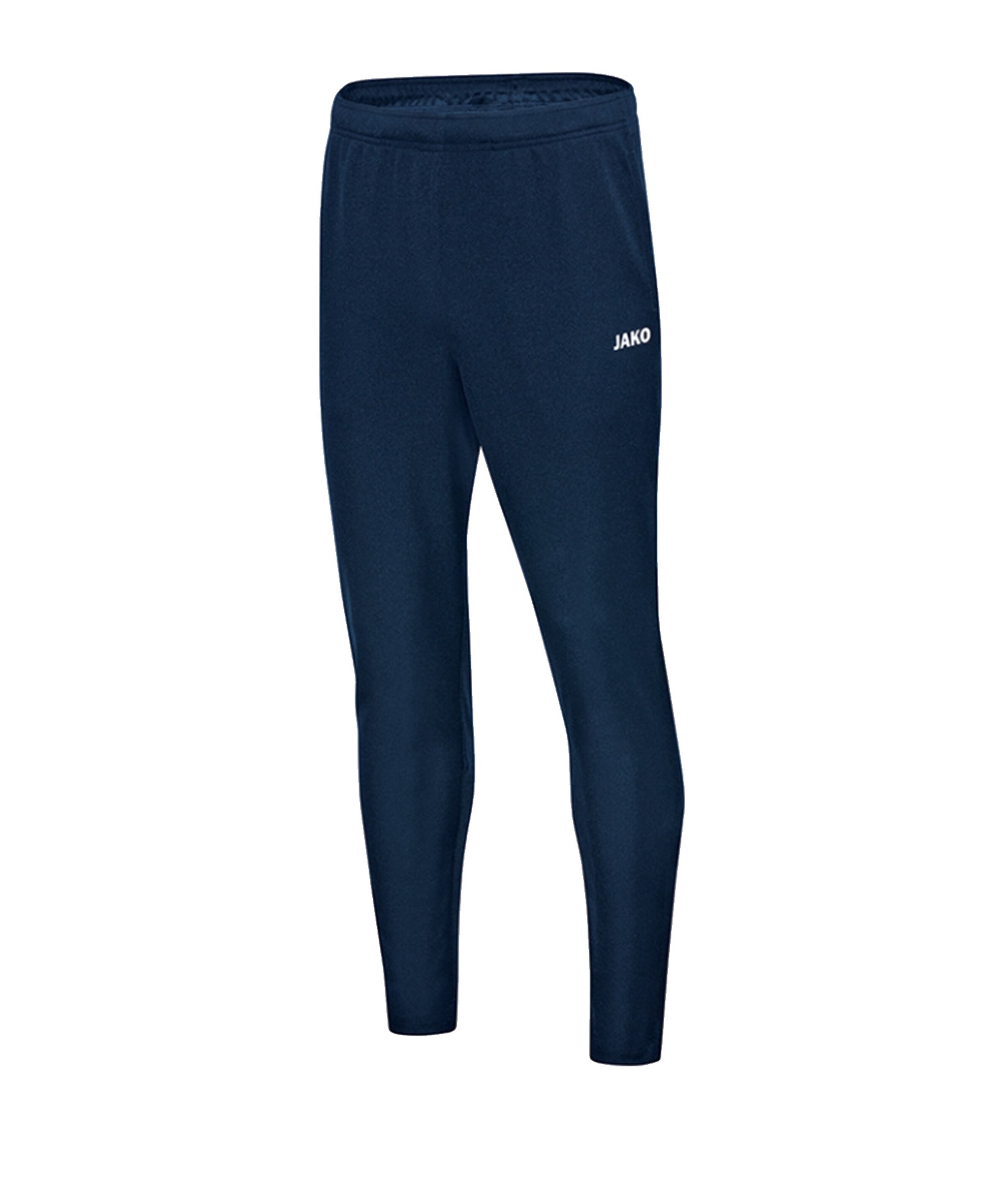 JAKO Tapered Workout Pants in Blue: front