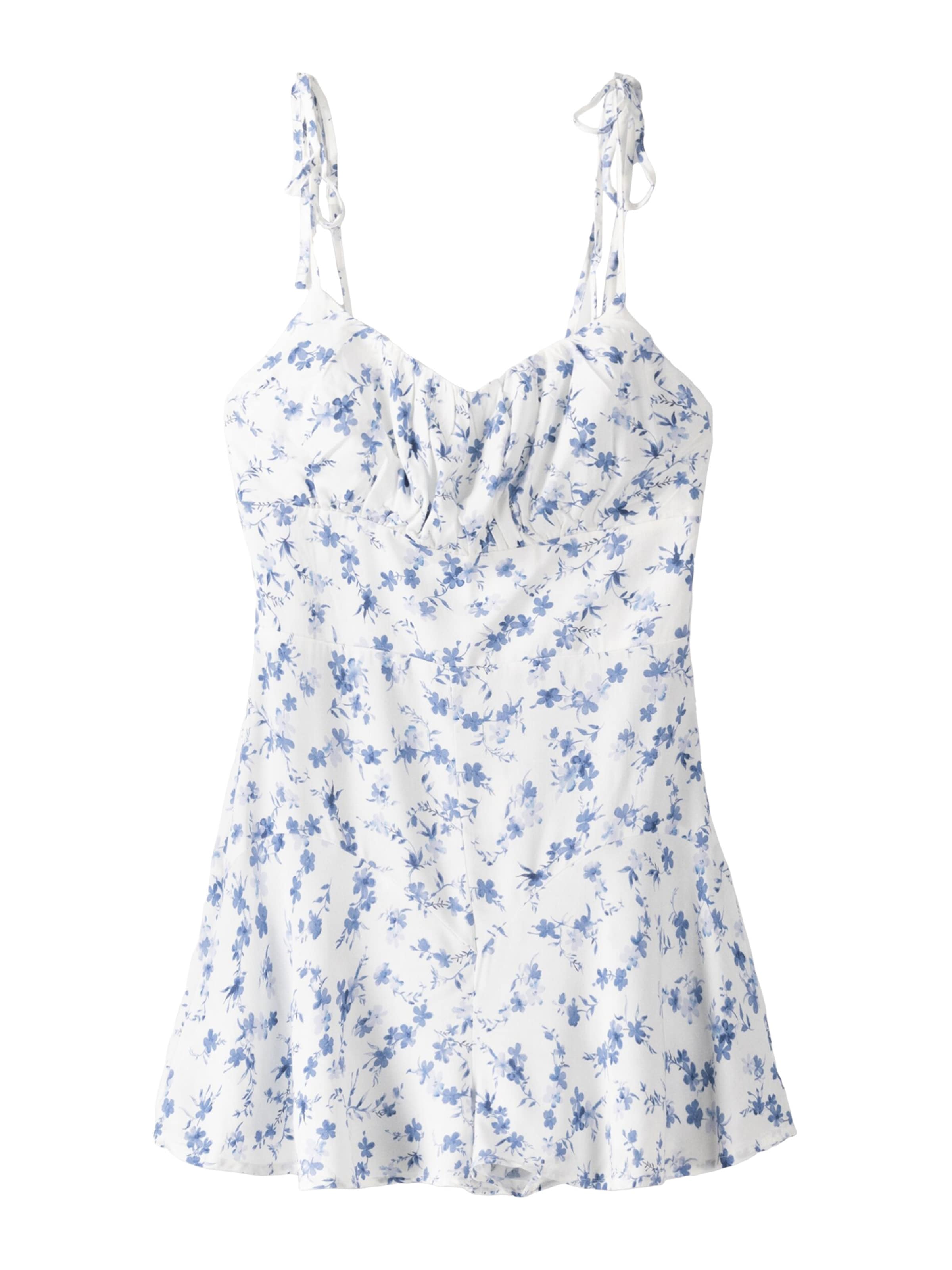 Combinaison Bershka en blanc : devant