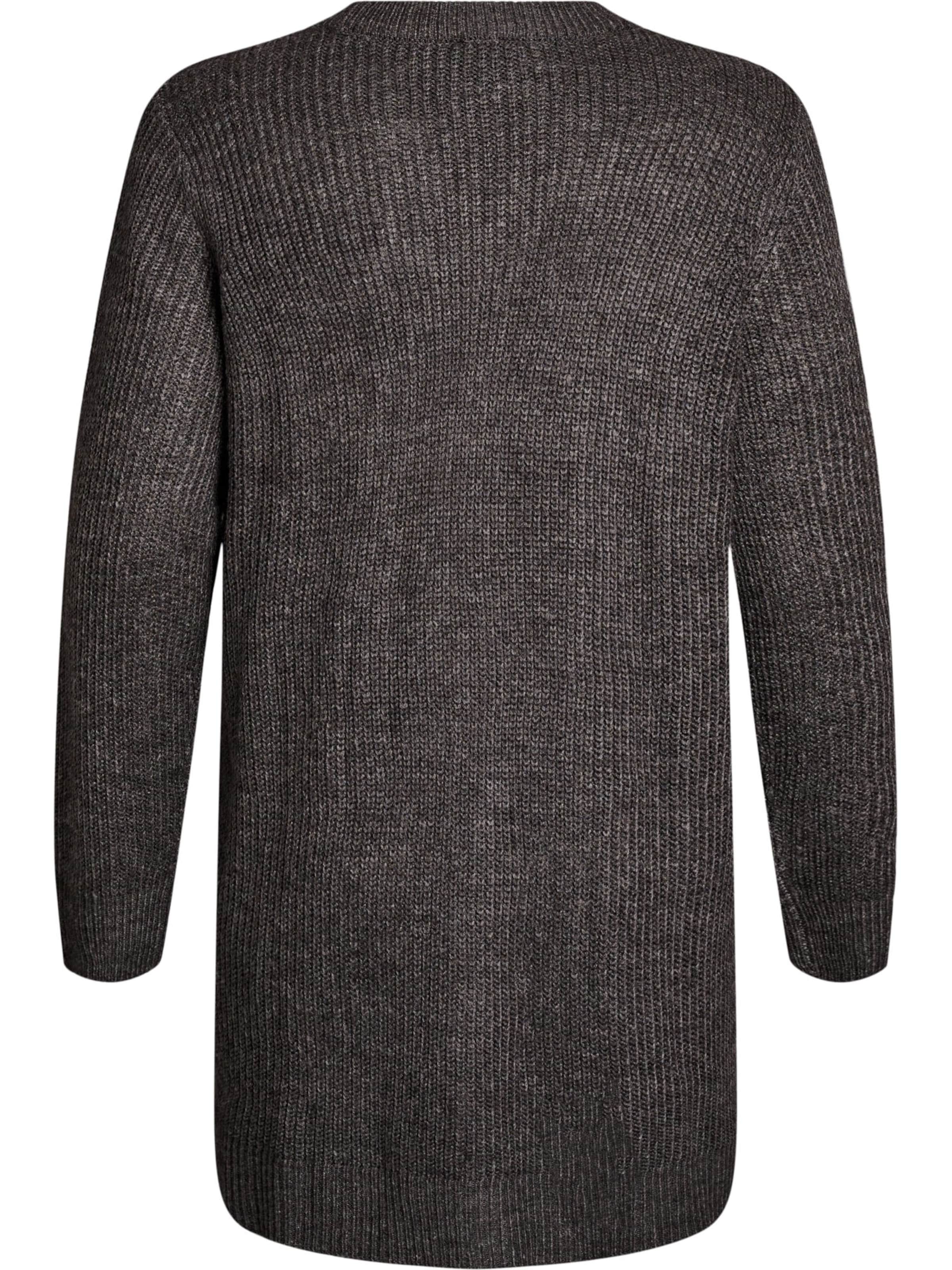 Cardigan dimensiuni mari 'FLLOLA' de la Zizzi pe gri