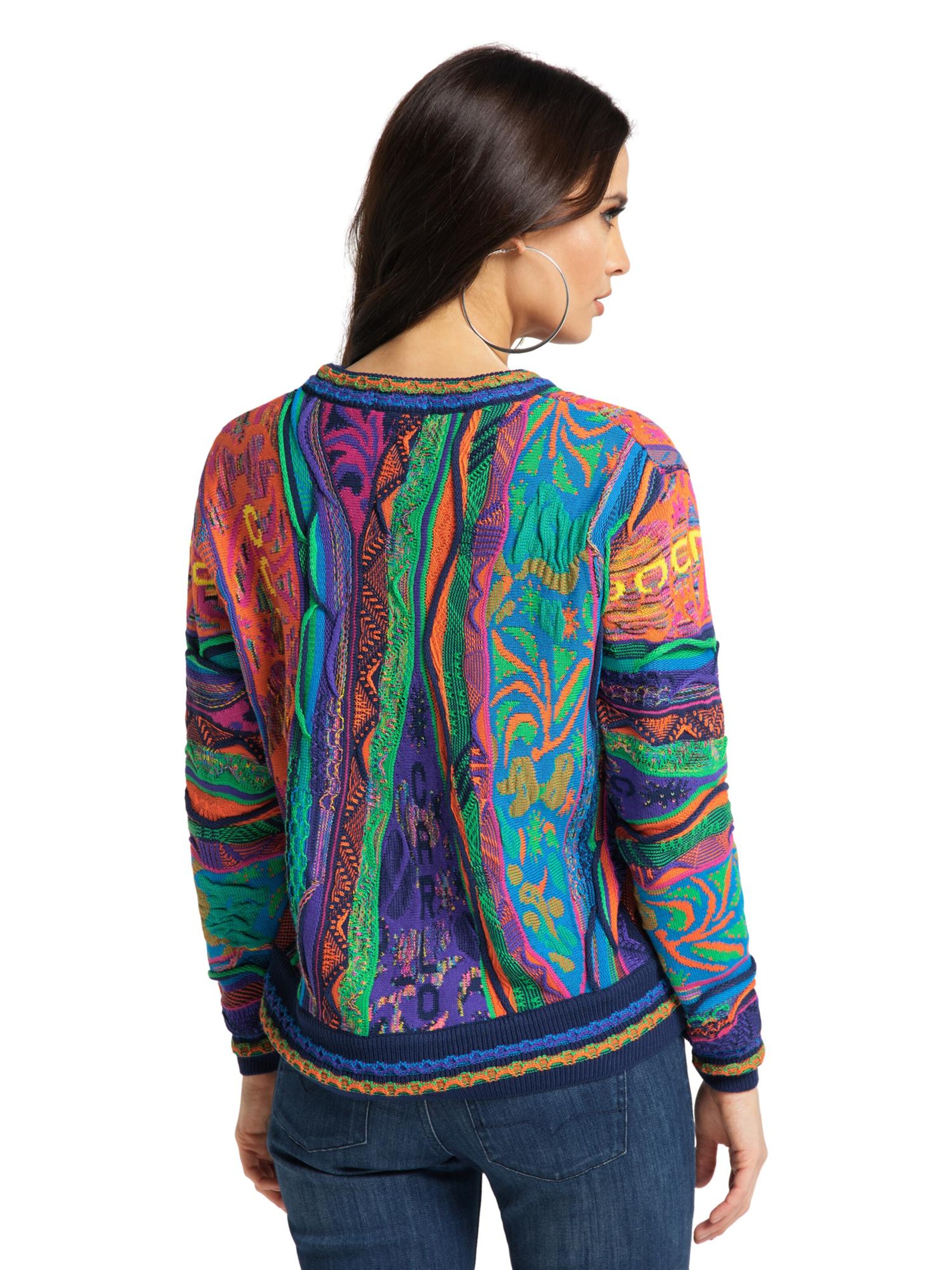 Carlo Colucci Pullover 'Clara' in Mischfarben