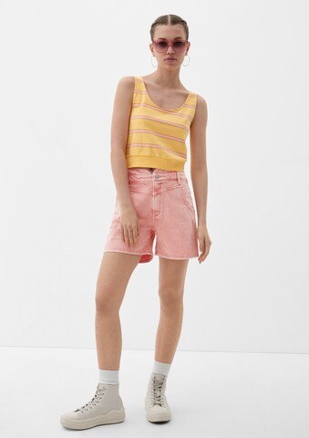 QS Regular Shorts in Pink