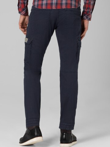 TIMEZONE Skinny Cargo Pants 'Regular RogerTZ' in Blue