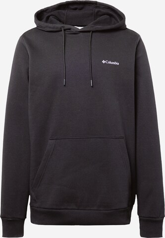 COLUMBIA Athletic Sweatshirt in Black: front