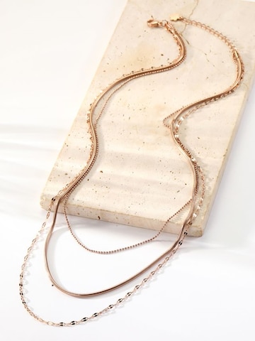 Hey Happiness Ketting 'Fine Triple Layer' in Goud