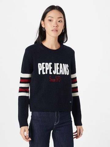 Pepe Jeans Trui 'BONNIE' in Blauw: voorkant