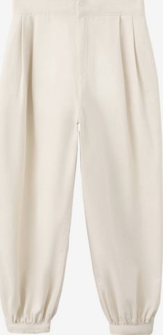 MANGO Tapered Laskosfarkut 'Souffle' värissä beige: etupuoli