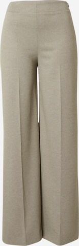 DRYKORN Loose fit Trousers with creases 'BEFORE' in Green: front