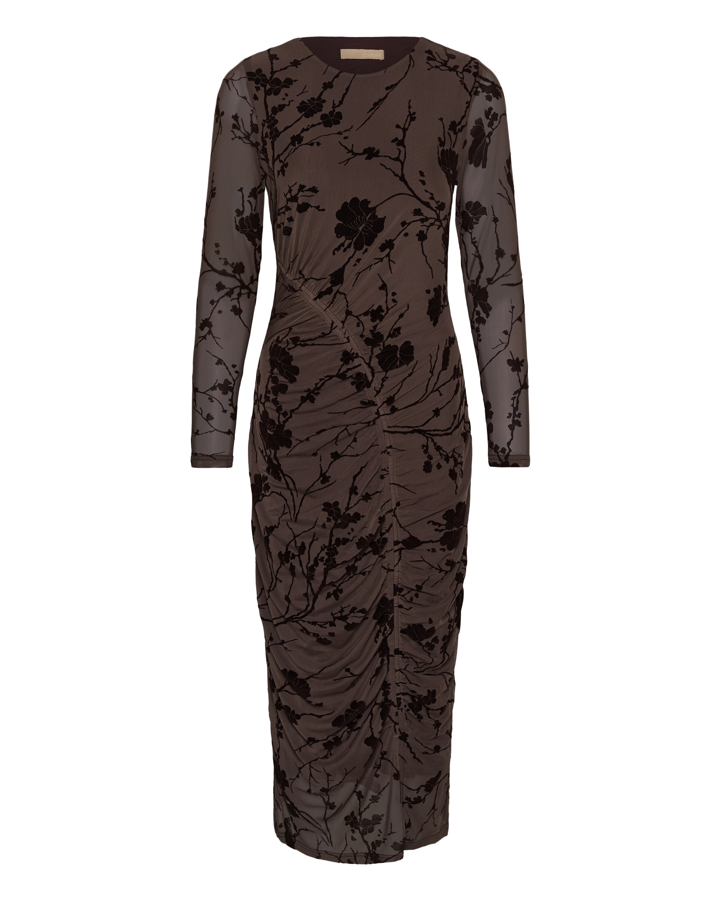 CULTURE Dress 'Kleid Alifa ' in Brown: front