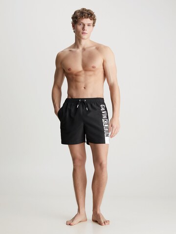 Calvin Klein Swimwear Zwemshorts 'Intense Power' in Zwart