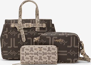 Lancetti Handtas 'Sulcis' in Bruin: voorkant