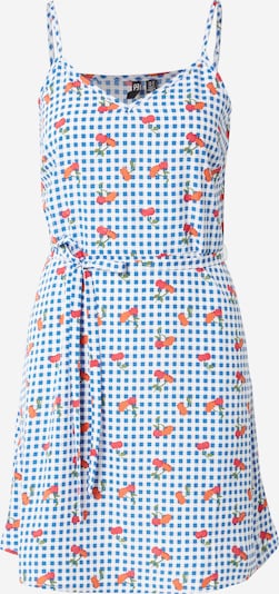 PIECES Kleid 'BLOOM' in blau / grün / orange / weiß, Produktansicht