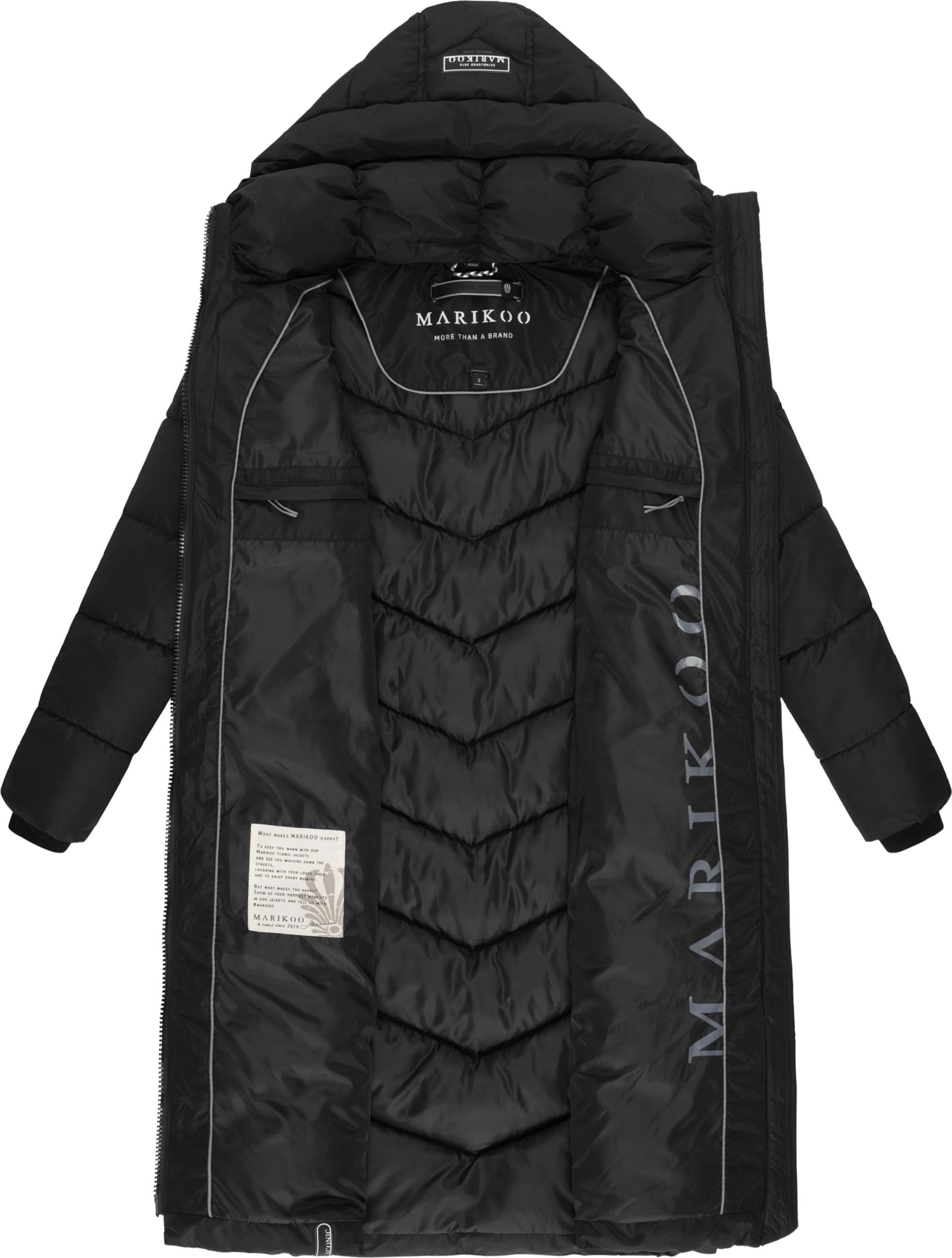 Manteau d’hiver 'Sahnekatzii XIV-1' MARIKOO en noir