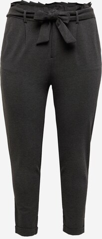 Coupe slim Pantalon ONLY Carmakoma en gris : devant