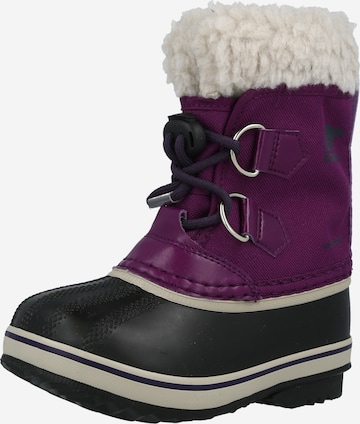 Bottes 'Yoot Pac' SOREL en violet : devant