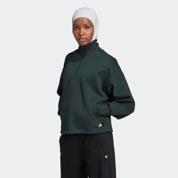 ADIDAS SPORTSWEAR Athletic Sweatshirt 'Future Icons Badge Of Sport Sport ' in Green: front