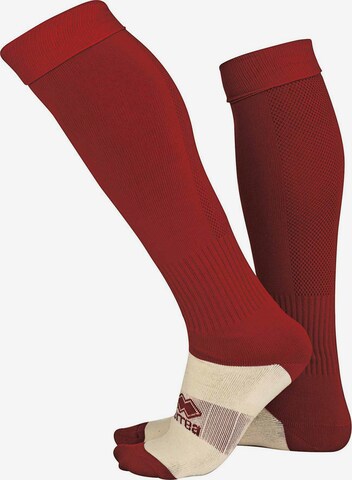 Chaussettes de sport Errea en rouge : devant