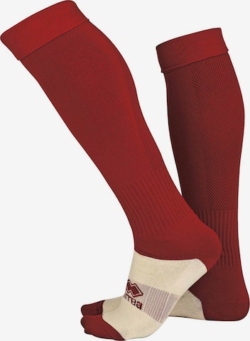 Chaussettes de sport Errea en rouge : devant