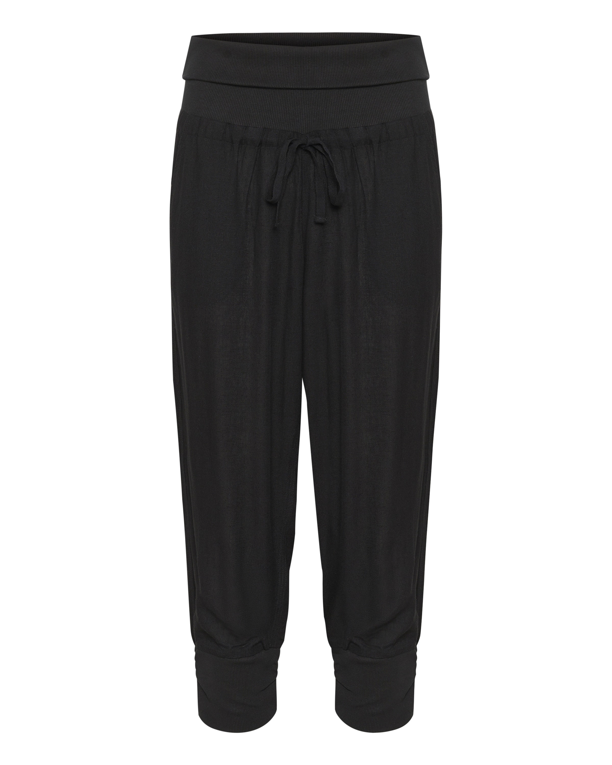 Cream Loose fit Trousers 'Venta' in Black: front