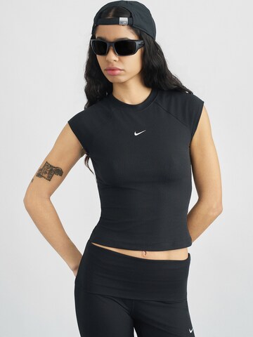 T-shirt 'CHILL' Nike Sportswear en noir : devant