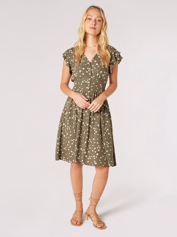 Apricot Ditsy Daisy Mini Dress ' ' in Grün