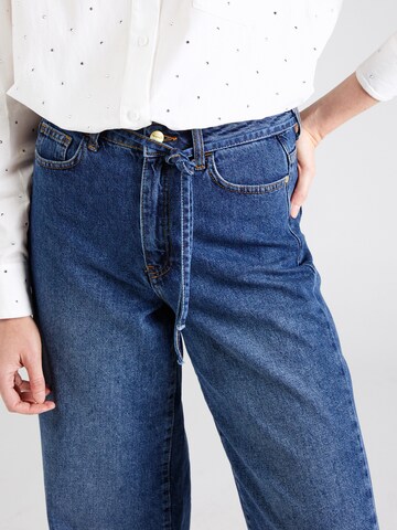 NÜMPH Wide leg Jeans 'BROOKLYN' in Blue