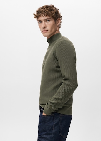 MANGO MAN Sweater 'Antiguap' in Green