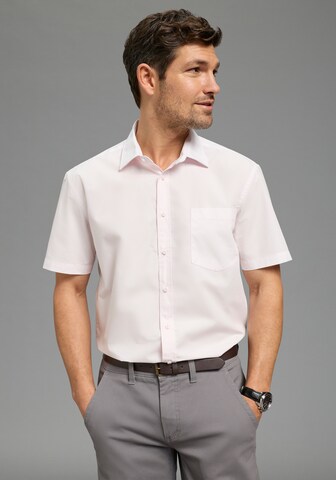 Man's World Regular Fit Hemd in Weiß: Vorderseite