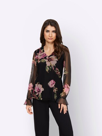 Camicia da donna di Ashley Brooke by heine in nero: frontale