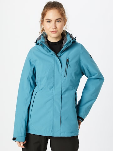 KILLTEC Outdoor Jacket in Blue: front