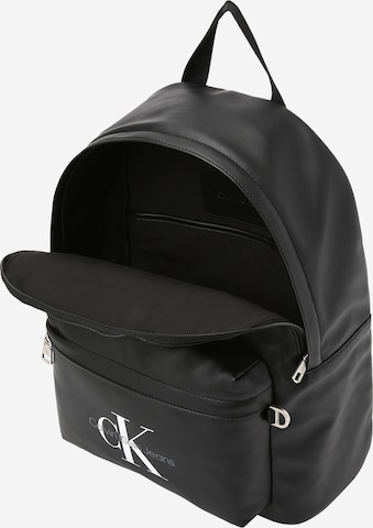 Calvin Klein Jeans Backpack 'MONOGRAM SOFT CAMPUS' in Black