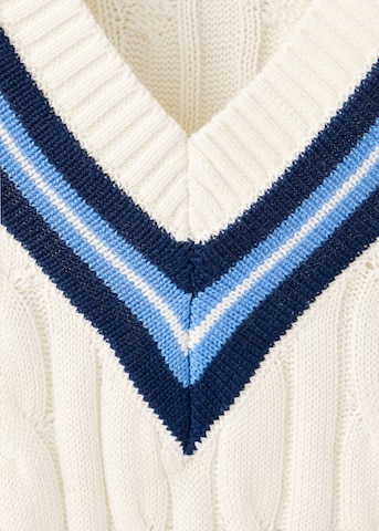 MANGO Pullover 'LEAGUE' i beige