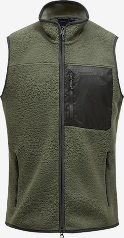 Gilet PEAK PERFORMANCE en vert : devant