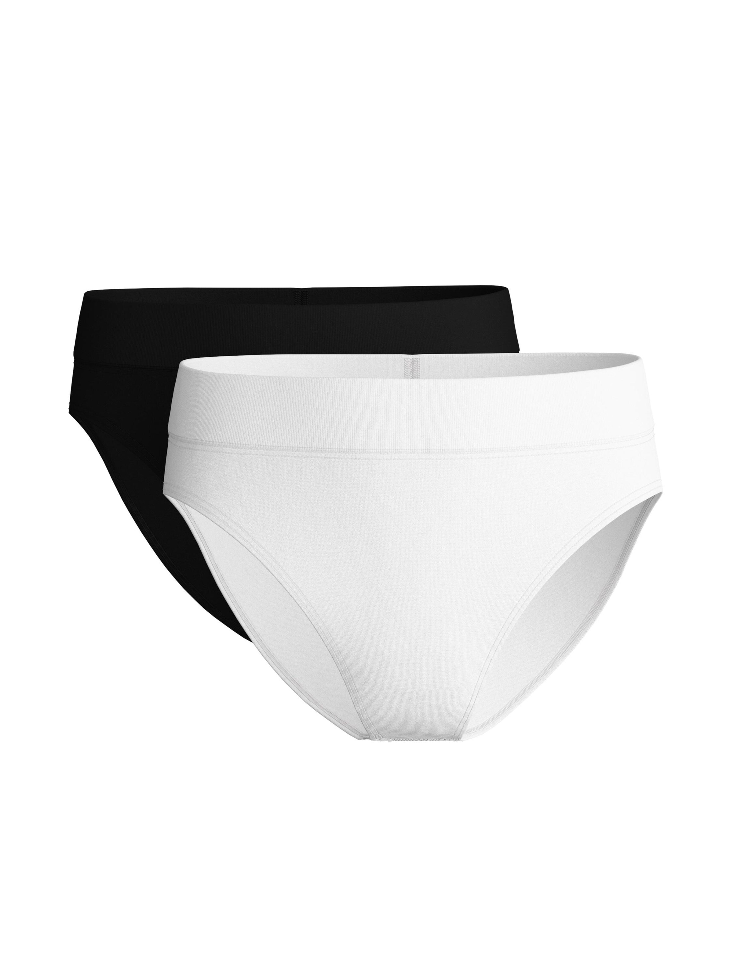 Slip 'Elastic Duopack' di CALIDA in nero: frontale