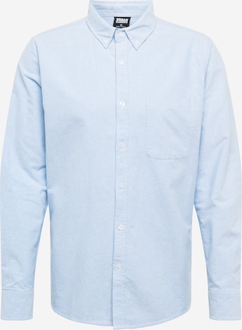 Urban ClassicsRegular Fit Košulja - plava boja: prednji dio