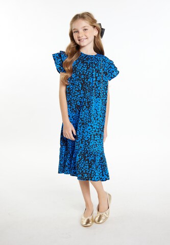 faina Dress in Blue: front