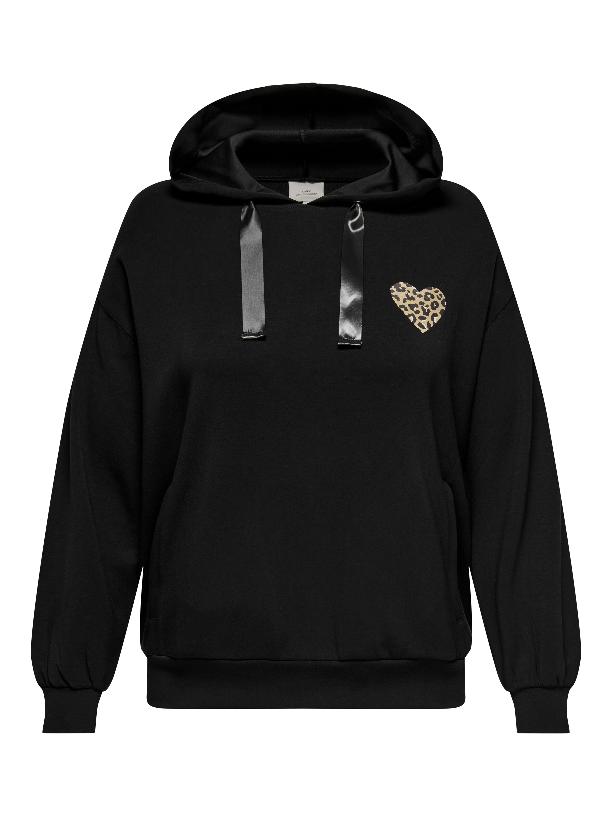 ONLY Carmakoma Sweatshirt in Schwarz: Vorderseite