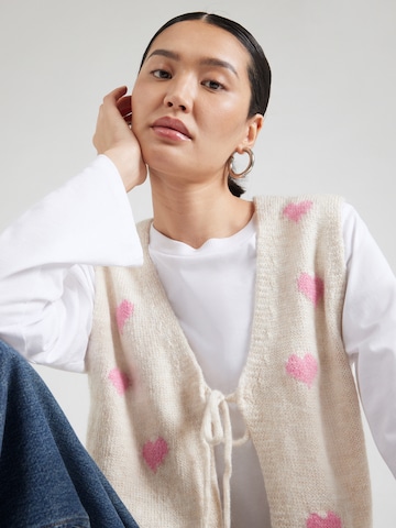 Cardigan 'Vi44ola' Hailys en beige