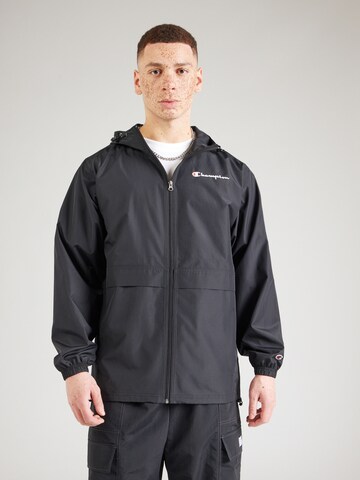 Champion Authentic Athletic Apparel Overgangsjakke i sort: forside