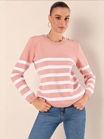 Bigdart Trui in Roze: voorkant