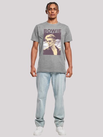 T-Shirt 'David Bowie Smoking Photograph' F4NT4STIC en gris