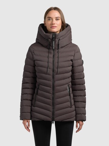 khujo Winterjas 'PACE2' in Lila: voorkant