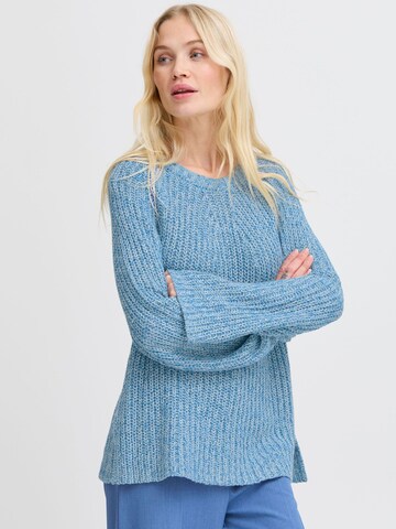 Pull-over 'Nomi' b.young en bleu : devant