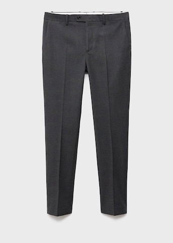 MANGO MAN Slim fit Pleated Pants 'Milan' in Grey