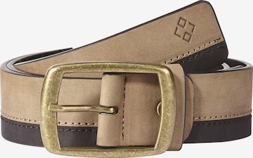 Charles Colby Belt in Brown: front