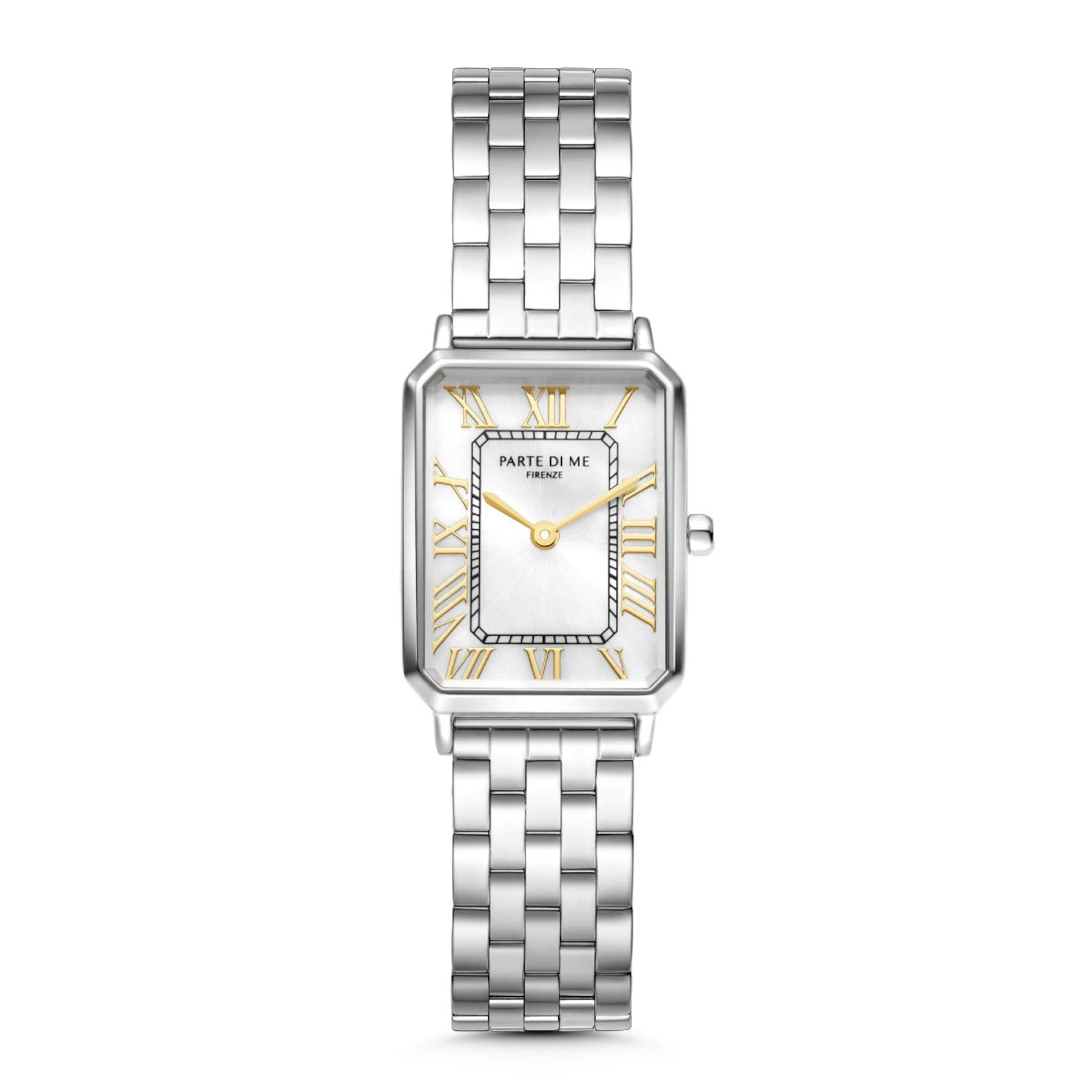 Montre à affichage analogique Parte di Me en argent : devant