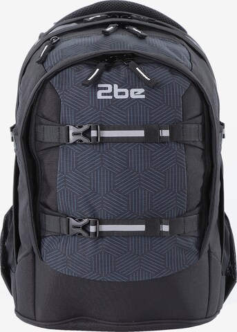 2be Backpack in Grey: front